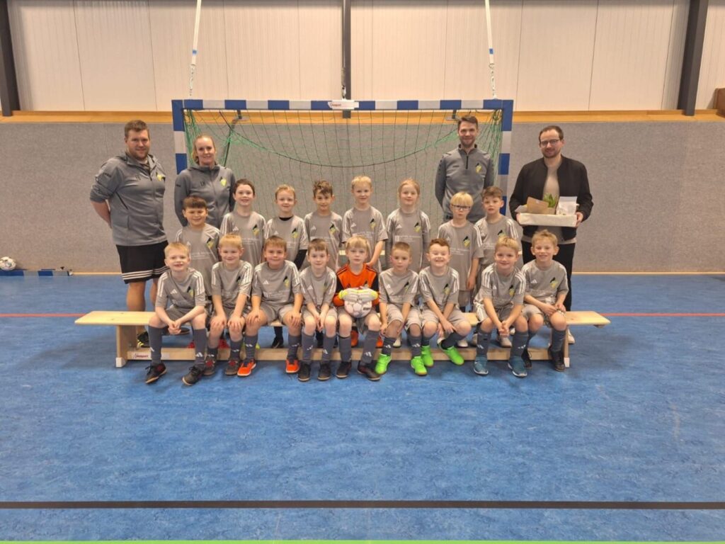 Neue Trikots für die F-Jugend